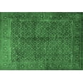 thumbnail image 1 of Ahgly Company Indoor Rectangle Persian Emerald Green Traditional Area Rugs, 2' x 4', 1 of 4