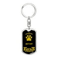 thumbnail image 1 of Brittany Keychain Stainless Steel or 18k Gold, 1 of 8