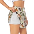 thumbnail image 3 of Lsque Cute Vegetables Printed Women's Running Shorts with Liner Pockets,Elastic Quick Dry Workout Athletic Gym Yoga Shorts,Womens High Waist Shorts-Small, 3 of 9
