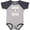 Baseball Heather and Navy, variant on Inktastic Candy Tester Cute Sweets Boys or Girls Baby Bodysuit