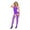 Purple, variant on Womens Halter Fishnet Bodystocking Bodysuit Babydoll Lingerie Mesh Chemise Nightwear Lace Lingerie