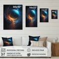thumbnail image 4 of Designart Deep Planet Eclipse IV Canvas Wall Art, 4 of 5