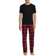 thumbnail image 4 of Hanes Men's and Big Men's Cozy Micro Fleece Pajama Pants, 4 of 5