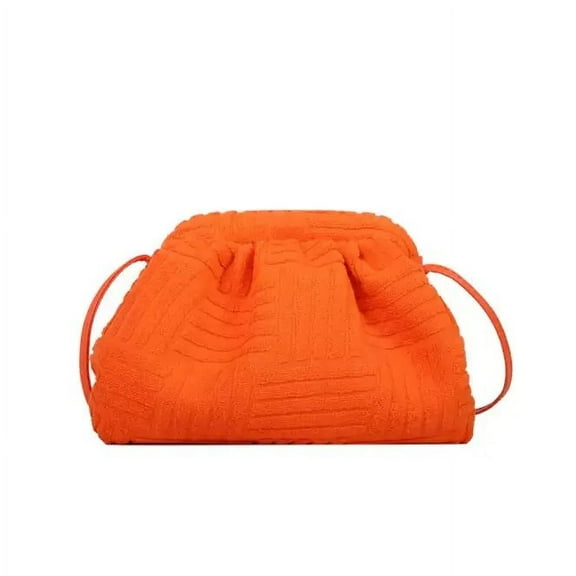 Terry Cloth Clutch (orange)