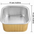 thumbnail image 3 of 30 Pack Disposable Aluminum Foil Pans, Small Round Cake Tins and Tart Molds for Baking Desserts and Meal Prep, 5 oz Recyclable Tin Foil Containers for Parties and Takeout, Pink, 3 of 6