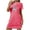 Hot Pink, variant on Jamicy Womens Summer Sleepwear Dresses Short Nightdress Chest Printed Round Neck Short Sleeve Comfortable Casual Women's Short Nightdress