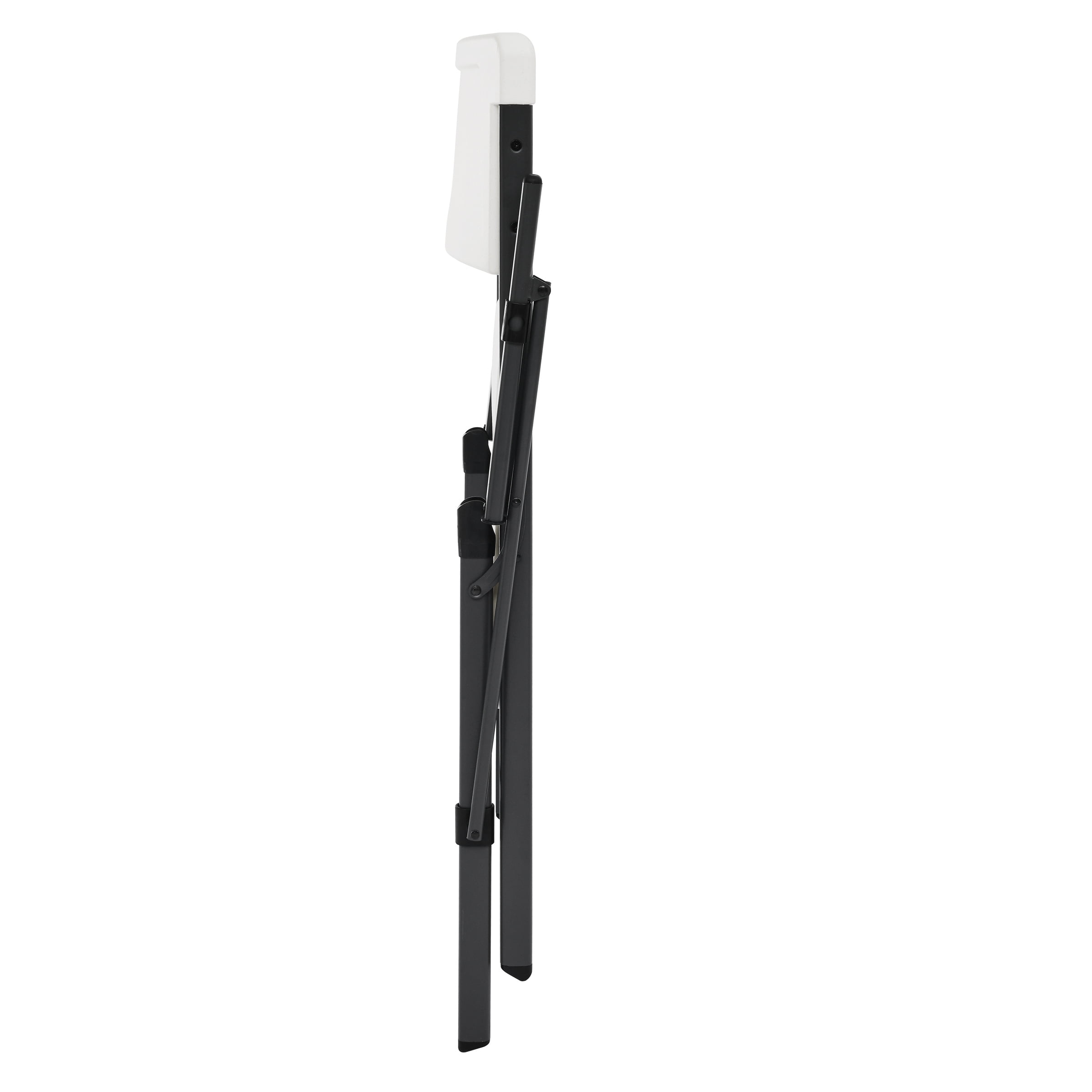 Mainstays Premium Heavy Duty Resin Folding Chair, White, Set of 6