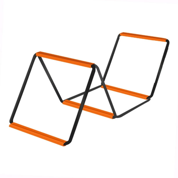 Escalera de agilidad, equipo de entrenamiento de agilidad, plegable, flexible, multifunción, para fútbol. 4 Rejillas Sin Bolsa