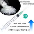 thumbnail image 2 of Utensilios de laboratorio Sirulken Luer Lock, 3 ml, 21 g, 25 mm, paquete de 50, 2 of 5