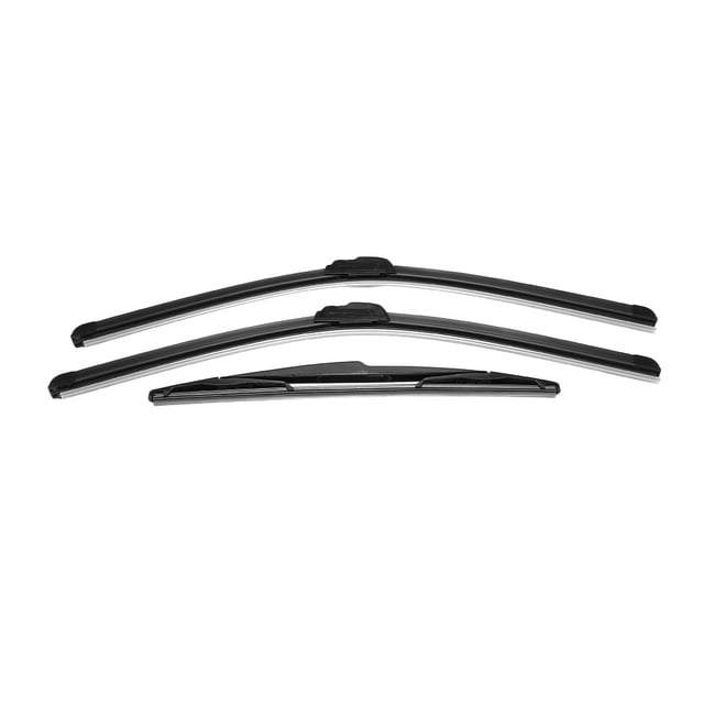 Limpiaparabrisas 3pcs parabrisas trasero delantero limpiaparabrisas conjunto de reemplazo para Peuge Tomshoo Limpiaparabrisas