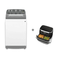thumbnail image 1 of COMBO LAVADORA WHIRLPOOL 8MWTW2654WRM 26KG BCO TAP CRIST+ FREIDORA DE AIRE NINJA DZ071LAA, 1 of 5