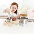 thumbnail image 5 of Hape Chef's Choice Kids Cooking Kit, 7 Pieces, Wooden & Stainless Steel Kitchen Accessories, 5 of 5