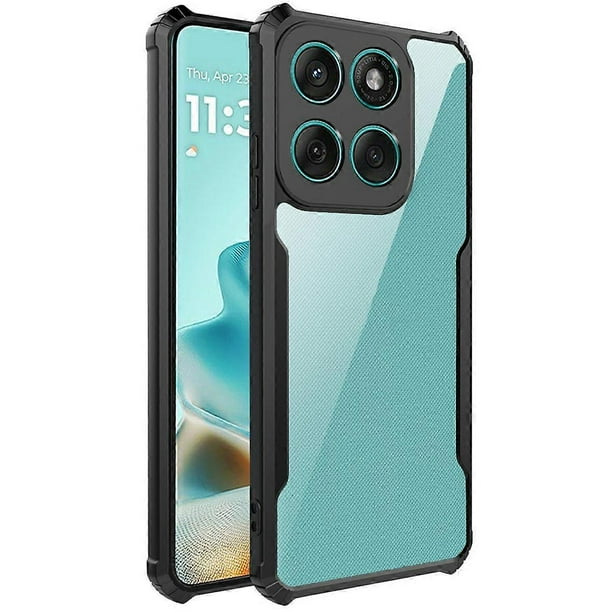 For Motorola Edge 60 5G 60 Fusion 5G Case Reinforced Corners TPU + Acrylic Clear Phone Cover