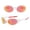 Red, variant on Running Sunglasses for Women,Golf Sunglasses for Men,Polarized Sports Sunglasses Mens UV400 Protection Mirror Lenses Oval Frame Sun Glasses(Red)