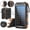 Orange-0, variant on 10000mAh Solar Power Bank 5V2A Fast Charger, Ultra-Bright LED Flashlight, Dual USB Portable Phone Charger for Outdoor Travel