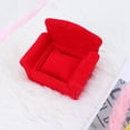 thumbnail image 2 of EXHUMKY 1Pc Red Jewelry Organizer Box Practical and Stylish Watch Storage Container for Personal Use, 2 of 8