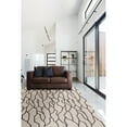 thumbnail image 5 of Weave & Wander Fadden 96" x 132" Minimalist Abstract Area Rug in Taupe/Black, 5 of 8