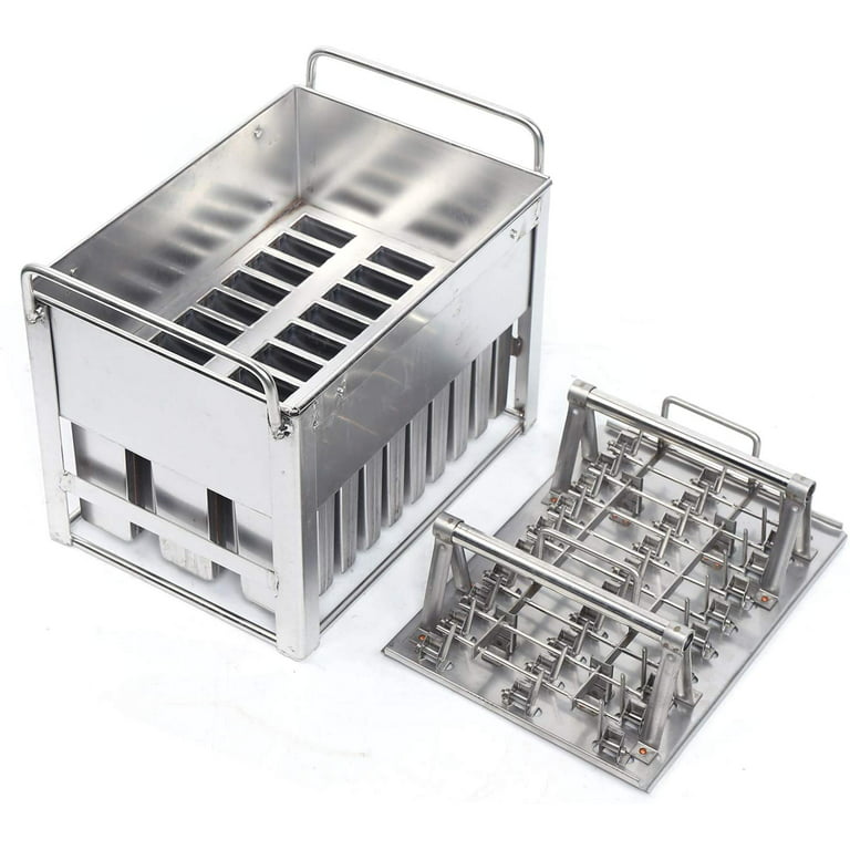 STAINLESS STEEL POPSICLE MOLDS AND RACK – Clear Givings Market