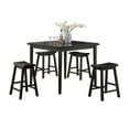 thumbnail image 2 of ACME Gaucho 5Pc Pack Counter Height Set in Black, 2 of 2