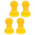 thumbnail image 3 of SHISUYAN Trampoline Pole Caps for Net Hooking Sturdy Yellow Plastic Cap with Wide Applications 4 Pieces, 3 of 9