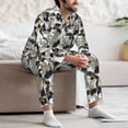 thumbnail image 7 of Honeii Abstract Watercolor Pattern Mens Pajamas Set,2pcs Men's Lounge Long Sleeve Sleep Shirt and Pajama Bottoms Sleepwear Set,Mens Pjs Sets-X-Large, 7 of 7