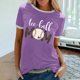 thumbnail image 1 of Fiudx Camisetas para Mujer Blusa Holgada de Manga Corta con Cuello Redondo y Manga Abombada para Mujer, 1 of 6