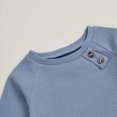 thumbnail image 5 of TOWED22 Toddler Baby Boy Clothes Solid Color Sweatshirt + Sweatpants Outfits Set 2Pcs Fall Winter Clothes(Blazer,3-6 M), 5 of 9