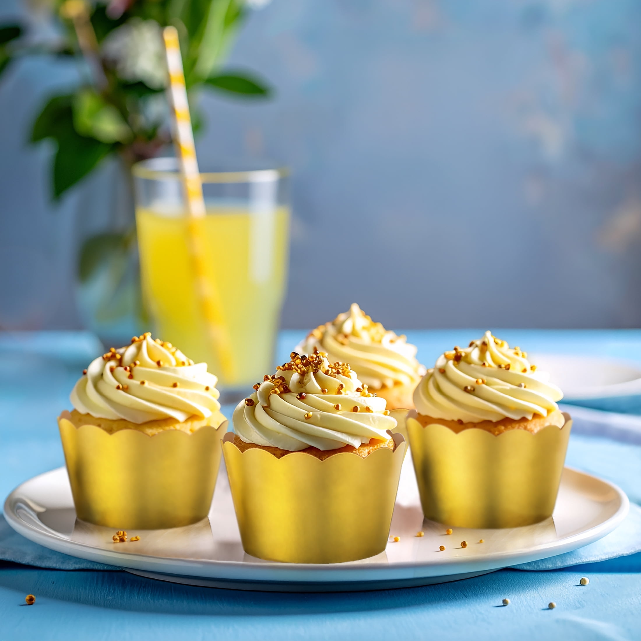 Gold Baking Cups, 24 Count, by Way To Celebrate