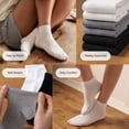 thumbnail image 4 of LUCKMEEY 10-Pack Cotton Ankle Socks for Women Soft Socks Size 5-11, 4 of 7