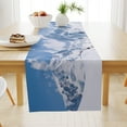 thumbnail image 4 of Decorative Table Banner Summer Ocean Beach Themed Linen Tablecloth For Dining And Coffee Tables, 4 of 4