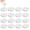 16pcs, variant on 1/16pcs Plastic Mason Jar Lids, Food Grade 86mm Regular Mouth Caps, Reusable Leak Proof Dishwasher Safe Replacement for Canning and Storage