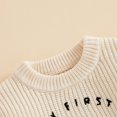 thumbnail image 6 of Cjfdfy Newborn Baby Boy Girl Christmas Sweater Christmas Tree Car Embroidered Long Sleeve Knit Tops Infant Cute My First Christmas Holiday Clothes 0-18M ﻿, 6 of 9