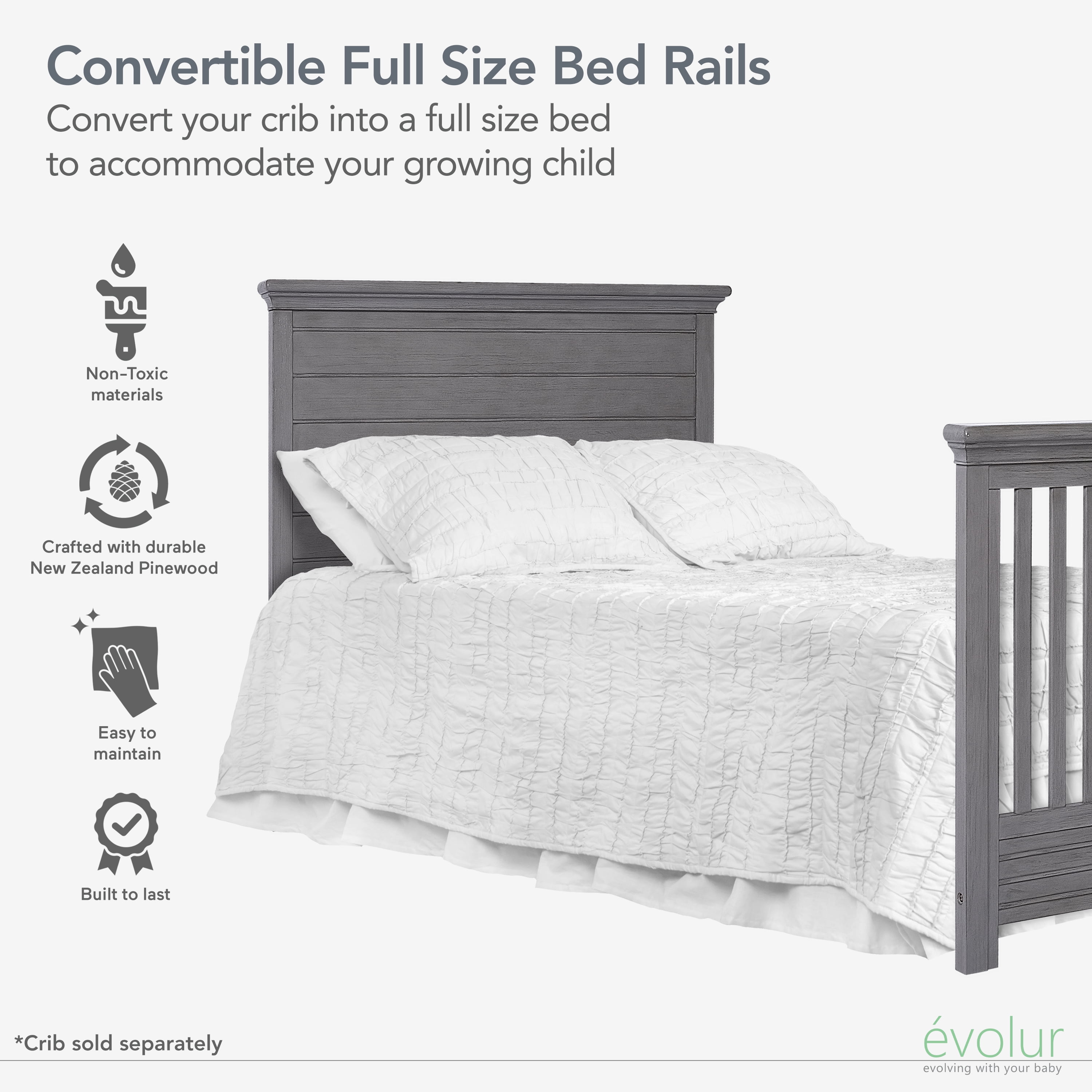 Evolur Universal Bed Rail