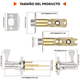 thumbnail image 2 of Stainless steel inner door lock is designed to be used as front door, back door or bedroom lock., 2 of 5