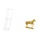 thumbnail image 5 of Mesa auxiliar redonda,Mesa auxiliar redonda de acrílico transparente de 3 niveles para sala de estar,Estatuas de caballos,Estatuas de caballos Figura de caballo Figura de caballo,Esculturas de, 5 of 8