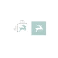 thumbnail image 2 of Bira Craft 1 inch Reindeer Lever Action Craft Punch for Paper Crafting Scrapbooking, 2 of 3