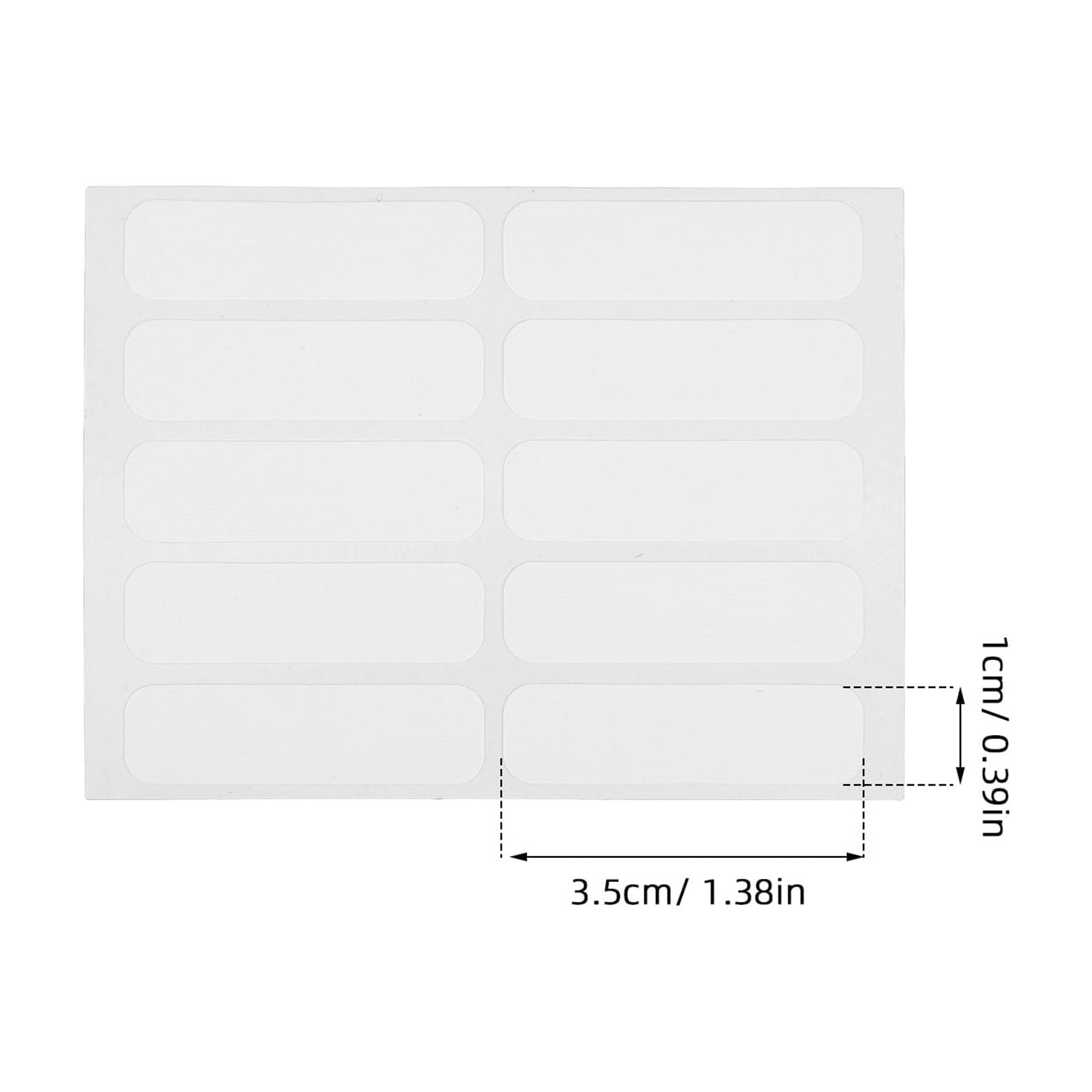 500Pcs No-Iron Labels for Clothes Washable, Self-Adhesive Personalized Name Labels for School Daycare Nursing Homes