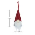 thumbnail image 3 of Juego de adornos navideños | Figuritas de Papá Noel, muñeco de nieve y renos | Decoraciones colgantes de tela para el árbol y el hogar | Artículos para fiestas, 3 of 3
