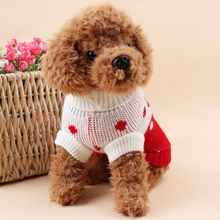 Pet Dog Soft Sweater For Small Dogs Puppies