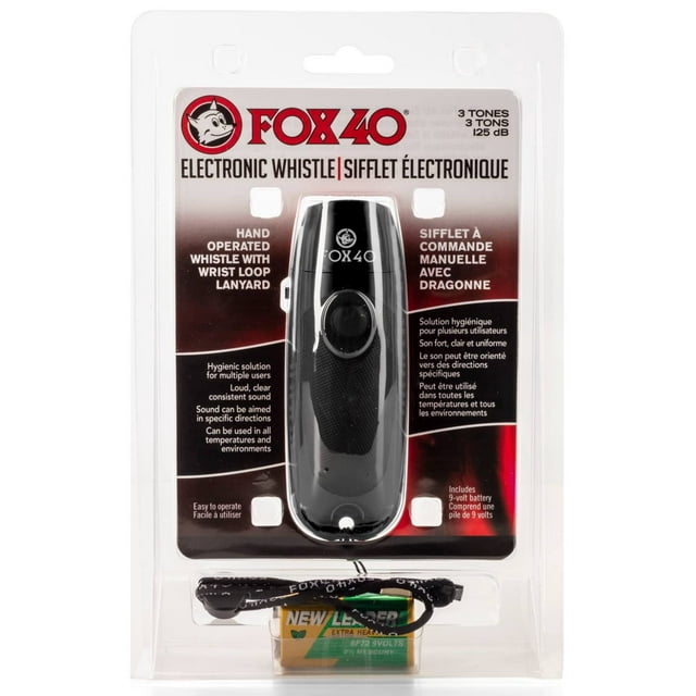 Silbato electrónico Fox 40 Black