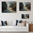 thumbnail image 4 of Designart "Coastal II" Landscapes Print on Natural Pine Wood, 4 of 5
