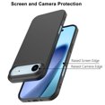 thumbnail image 3 of iPhone 17 Air Case, Takfox For iPhone 17 Air 6.5" Basic Case [Frosted] Shockproof Case Liquid Silicone Gel Rubber Soft TPU Anti-slip Bumper Thin Matte Slim Phone Case Covers For iPhone 17 Air,Black, 3 of 9