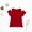Red, variant on TMOYZQ Girls Short Sleeve Shirts Kids Summer Casual Ribbed Knit Cold Shoulder Tops Tees 0-3 Years