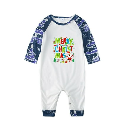 

AnuirheiH Xmas Pjs for Family Casual Christmas Print Pjs Set Sleepwear Long Sleeve Shirt Pajamas Parent-child Pjs Suit Baby 4-6$ off 2nd