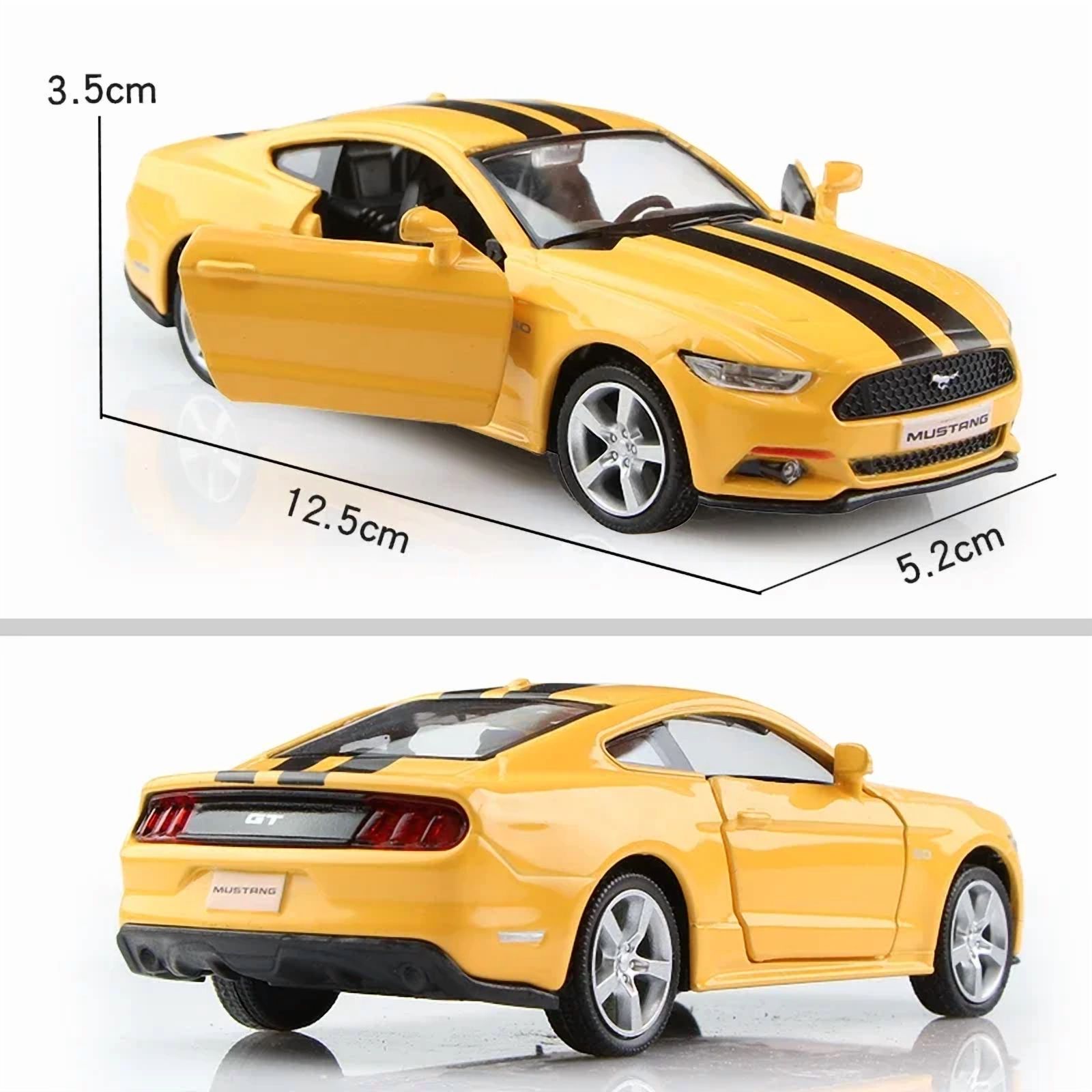 5 Inch American Super Car 2015 Ford Mustang GT Simulation Exquisite Diecasts & Toy Vehicles RMZ city 1:36 Alloy Collection Model