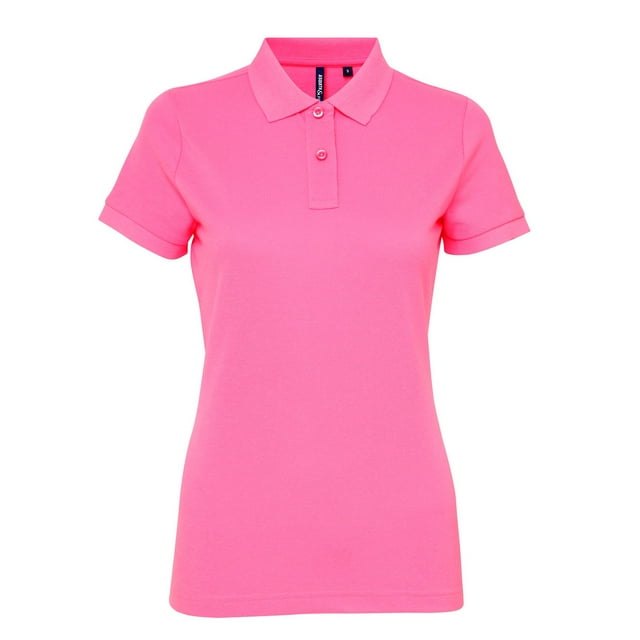 Asquith & Fox Polo de Performance à Manches Courtes pour Femmes en Mélange