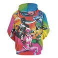 thumbnail image 3 of Power Rangers Unisex Adult Hoodie Casual Hooded Sweatshirt Pullover Novelty 3D Printed Sweater Jacket S, 3 of 8