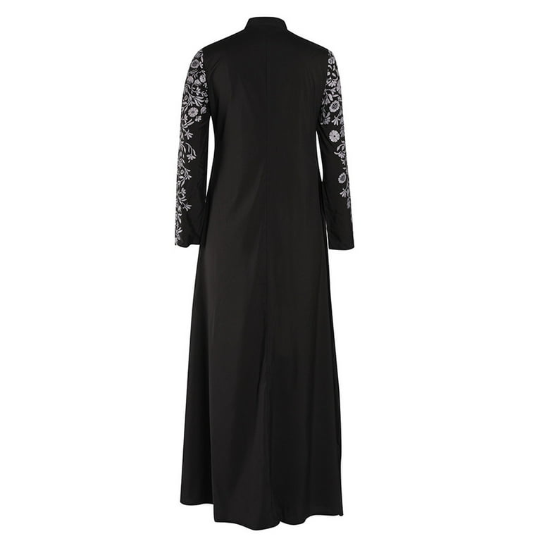 knee length dresses for ladies Differ Embellished Chiffon Maxi Dress Pakistani Party Wear DIF03 main image 1