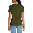 thumbnail image 2 of Hat and Beyond Women's Lightweight V-Neck Tee Superior Printability, 2 of 6