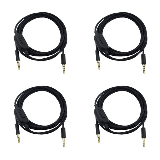 4X LíNea de Cable de Audio para Cable de Auriculares PortáTiles de 2M para GPRO X G233 G433 Auriculares Accesorios para Auriculares